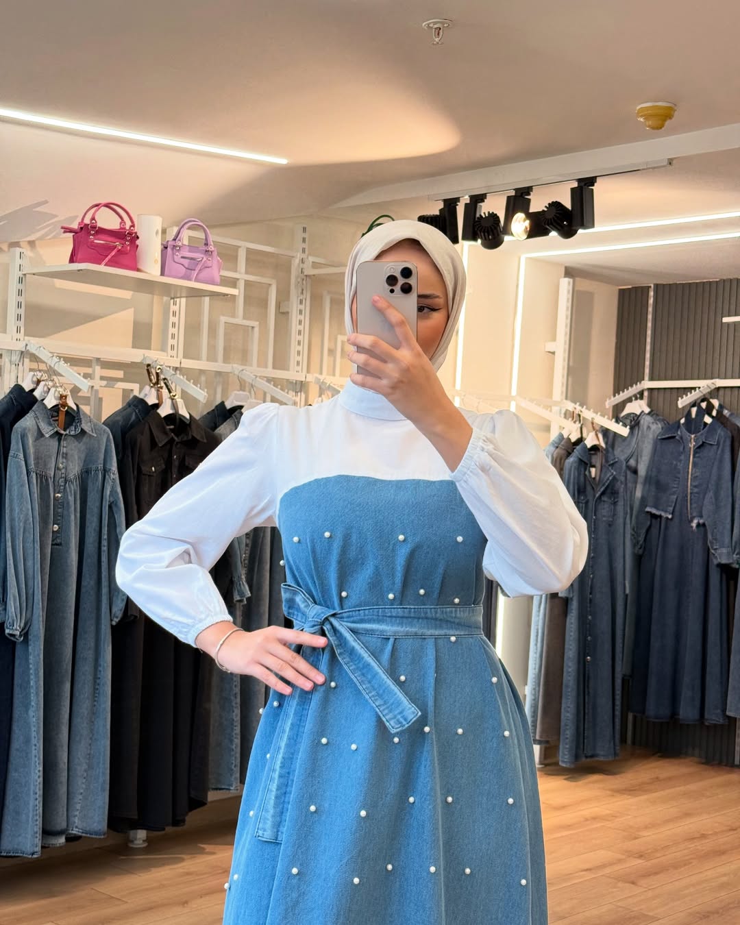 Robe en jean EL Amira