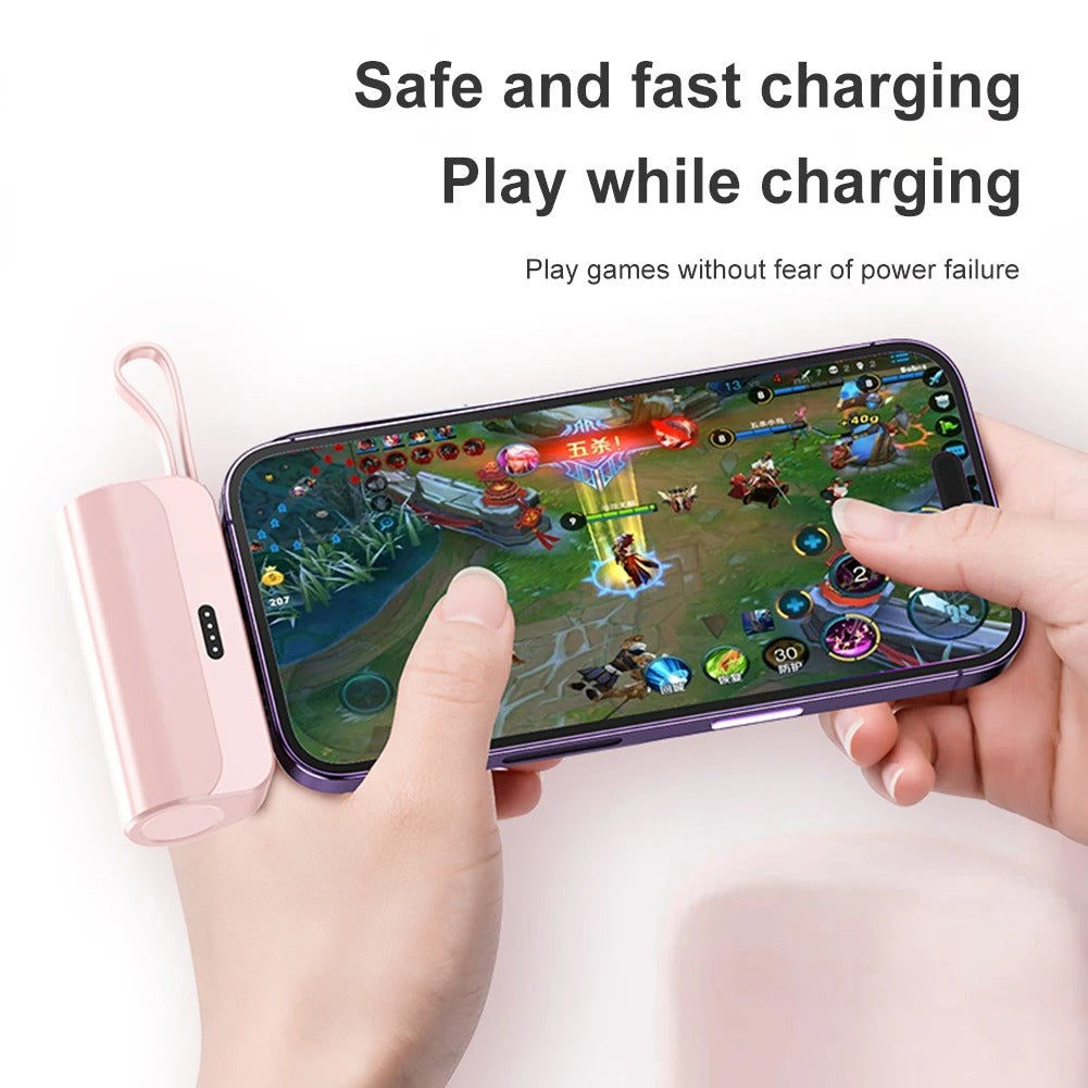 Mini Power Bank Portable 2 en 1