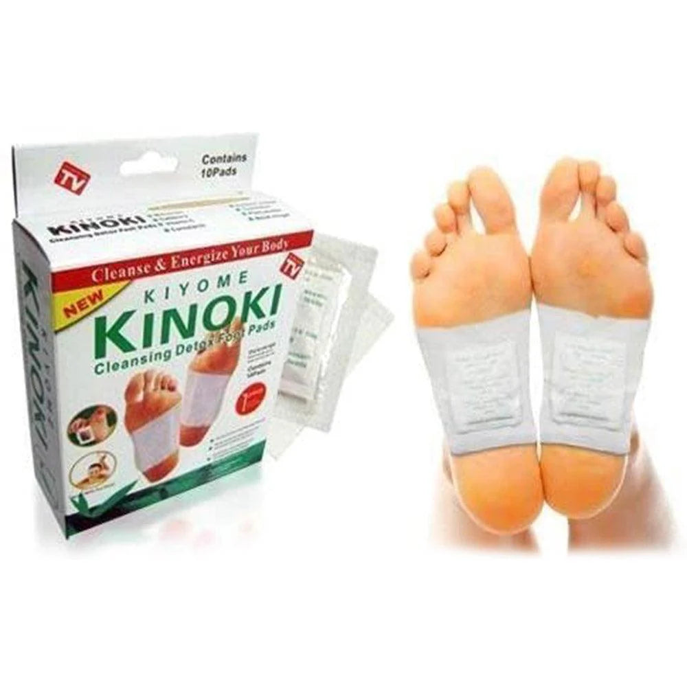 Kinoki لاصقات التخلص من السموم للقدمين