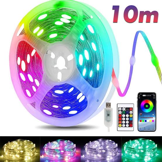 شريط LED متعدد الألوان بطول 10 أمتار