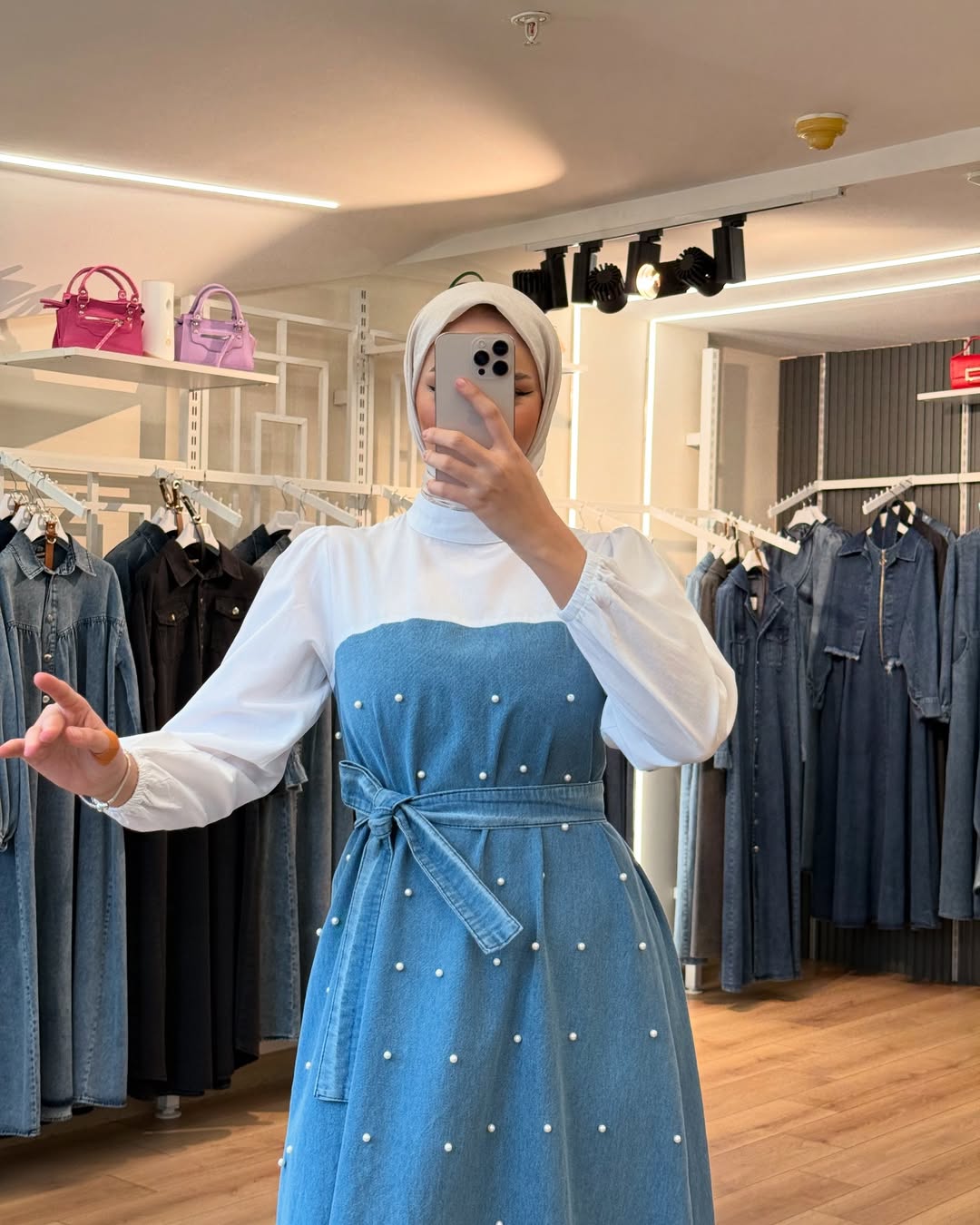 Robe en jean EL Amira