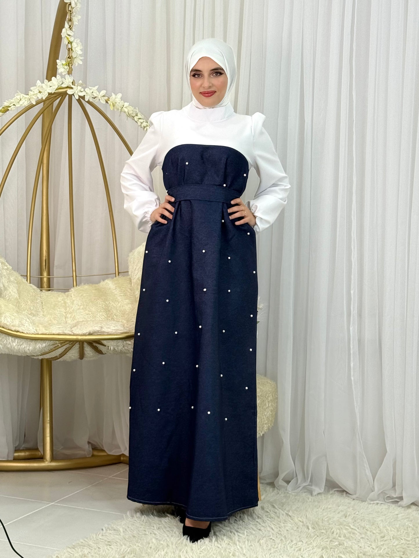 Robe moderne et classe en jean