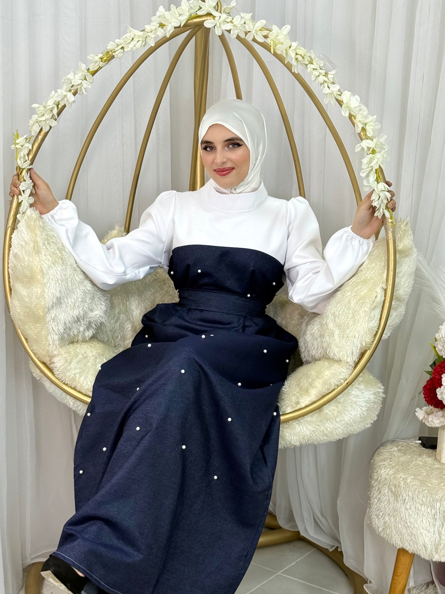 Robe moderne et classe en jean
