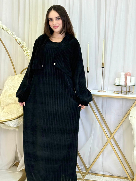 Robe longue velours