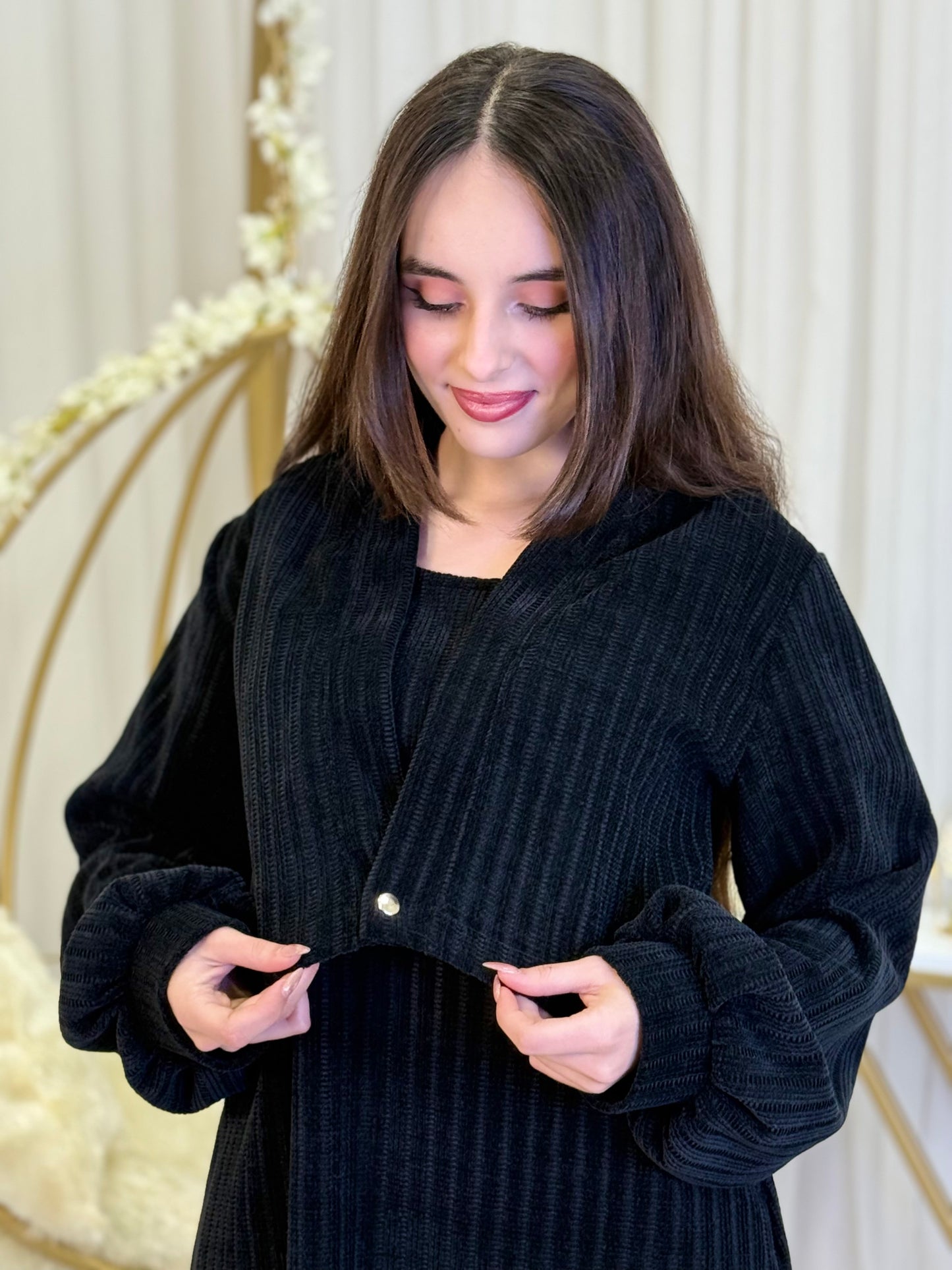Robe longue velours