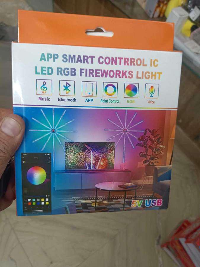أضواء الألعاب النارية الذكية RGB