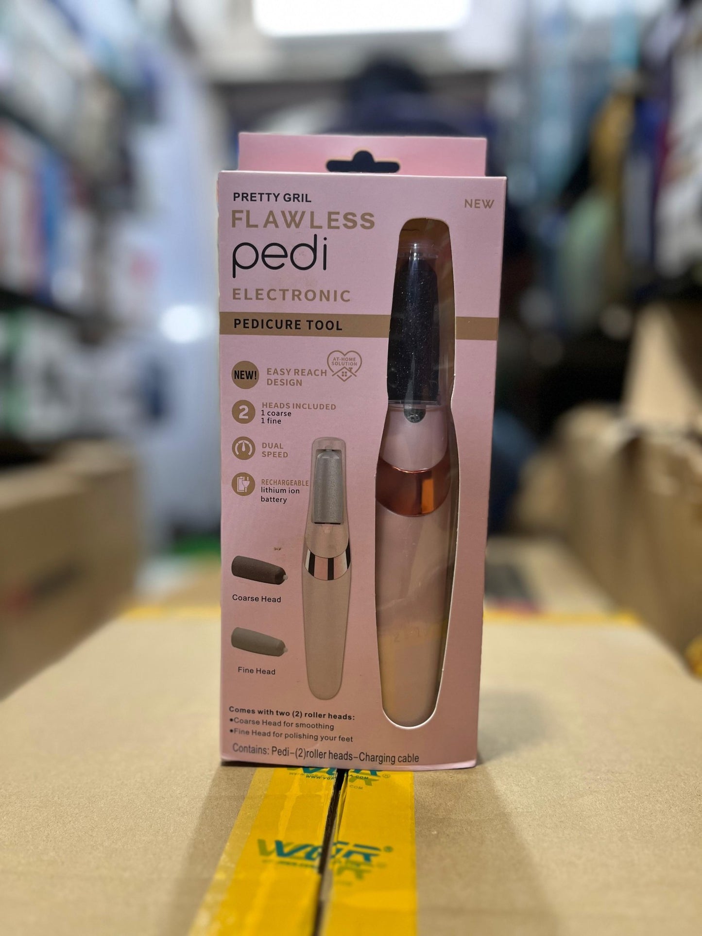 Flawless Pedi جهاز العناية بالأقدام الإلكتروني